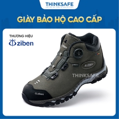 Giày bảo hộ Hàn Quốc ZIBEN 205 Cao cổ, Chống thấm nước, Đế chống trơn trượt, Khóa vặn tiện lợi, Giày Ziben chính hãng