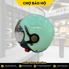 [2ND] NÓN BULLDOG POM GREEN CHỈ THÁO SEAL KHOÁ , CHƯA ĐỘI - XXL  NEW 99,99%
