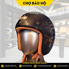 NÓN BẢO HIỂM 3/4 BULLDOG HELI CARBON