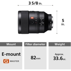 ỐNG KÍNH SONY SEL135F18GM / G MASTER FE 135MM F1.8