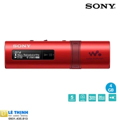 Máy nghe nhạc Sony Walkman NWZ-B183F ( 4GB) (Đỏ)