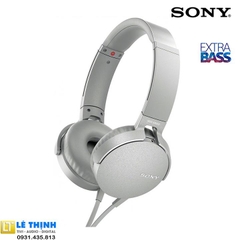 Tai nghe Sony Extra Bass MDR-XB550AP (Trắng)