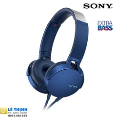 Tai nghe Sony Extra Bass MDR-XB550AP (Xanh dương)