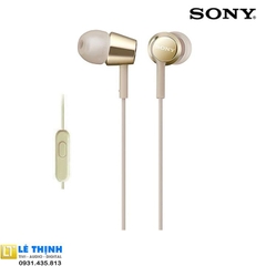 Tai Nghe Nhét Tai Sony MDR-EX155AP (Xanh)