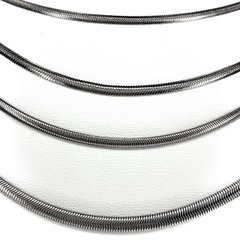Vòng cổ trơn  bản dẹp  1/2/3/4mm 042234