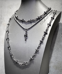 Vòng cổ full charm không mặt ch1 NCH042303