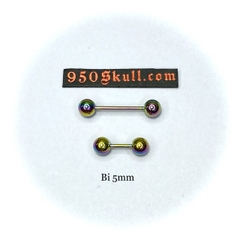 Khuyên basic 8/16mm bi 3/4/5mm màu rainbow KB159