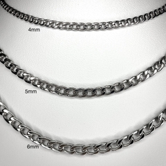 Vòng cổ trơn bản 4/5/6mm 042228