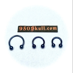 Khuyên basic  6/8/10mm Bi 3mm màu Xanh KB100