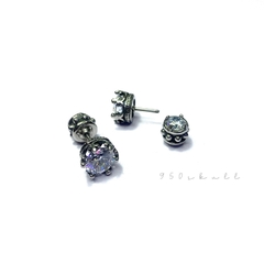 Khuyên tai đá 2 đầu  KTG042302
