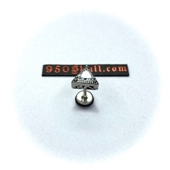 Khuyên tai  đá tam giác 7mm KTD255
