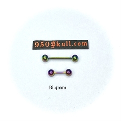 Khuyên basic 8/16mm bi 3/4/5mm màu rainbow KB159