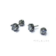 Khuyên tai đá 2 đầu  KTG042302