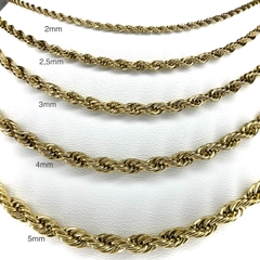 Vòng cổ trơn Bản tròn xoắn  2/3/4/5/6 mm 042230