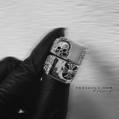 Nhẫn Bạc skull  NB012305