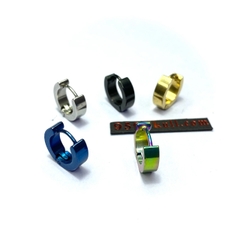 Khuyên tròn dẹp bản 7 size 8mm KTTB31