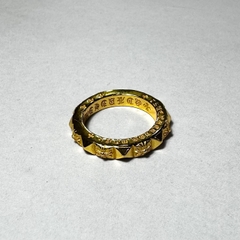 Nhẫn đồng nguyên chất mạ vàng24k ch2403