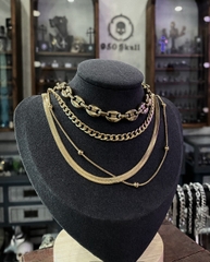 Vòng cổ bi màu gold