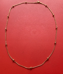 Vòng cổ bi màu gold