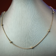 Vòng cổ bi màu gold