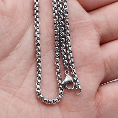 Vòng cổ trơn bản tròn 042221