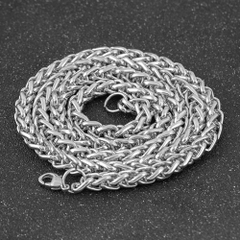 Vòng cổ trơn bản tròn 3/4/5/6mm - 45cm  042231