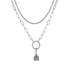 Vòng cổ bộ 2 dây trong 1 khóa  042208