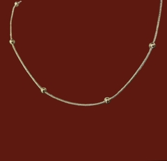 Vòng cổ bi màu gold