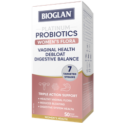 Viên uống bổ sung lợi khuẩn dành cho nữ Bioglan Platinum Probiotics Women's Flora 50s