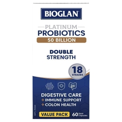 Viên bổ sung lợi khuẩn đường ruột Bioglan Platinum Probiotic 50 Billion 60 Capsules