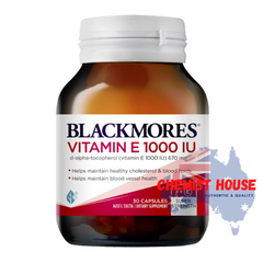 Blackmores Natural Vitamin E 1000IU - Viên uống bổ sung vitamin E 30 viên