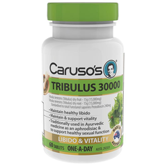 Viên uống hỗ trợ hệ thống sinh sản và tình dục ở nam và nữ Carusos Natural Health One a Day Tribulus 30000mg