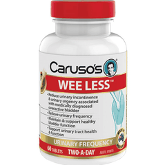 Viên uống hỗ trợ sức khỏe bàng quang Carusos WeeLESS 60 Tablets