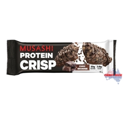 Thanh Sô Cô La Protein Giòn Musashi 60g - Musashi Protein Crisp White Choc Cookies & Cream/ Peanut/ Brownie/Mint 60g
