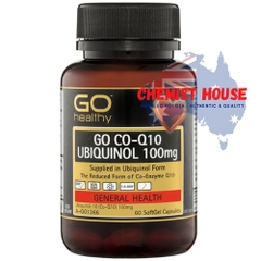GO Healthy CoQ10 Ubiquinol 100mg - Viên uống hỗ trợ tim mạch 60 viên
