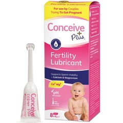 Gel bôi trơn tăng thụ thai đa dụng Conceive Plus 8x4g  - Conceive Plus Fertility Lubricant Applicators 8 x 4g