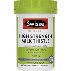 Viên Uống Thải Độc Gan Từ Cây Kế Sữa - Swisse Milk Thistle 60 Viên