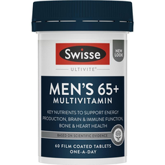 Viên uống vitamin tổng hợp cho đàn ông 65 tuổi - Swisse Mens Multivitamin 65+ 60 Viên
