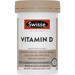 Viên uống bổ sung vitamin D - Swisse Ultiboost Vitamin D 250  Viên