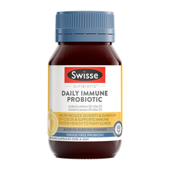 Viên uống men vi sinh tăng cường miễn dịch giảm ốm vặt - Swisse Ultibiotic Daily Immune Probiotic 30 Viên