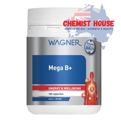Wagner Mega B+ - Viên uống bổ sung Vitamin B tổng hợp 100 viên