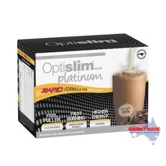Optislim Sữa Tách Béo Hỗ Trợ Giảm Cân Hương Vị Socola 21x25g - VLCD Platinum Shake Chocolate 25g x 21