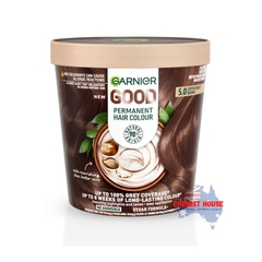 Thuốc Nhuộm Tóc Thuần Chay Garnier Good Hair Colour 5.0 Cà Phê Rang Nâu - Garnier Good Hair Colour 5.0 Coffee Roast Brown