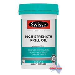 Viên Uống Dầu Nhuyễn Thể Swisse High Strength Krill Oil 60 Viên - Swisse High Strength Krill Oil 60 Capsules Exclusive Size