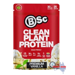 BSc Protein Thực Vật Hương Vani/ Chocolate Cao Cấp 1kg - BSc Clean Plant Protein Rich Vanilla/Chocolate 1kg