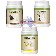 Bột Whey Giảm Cân IsoWhey Complete Vị Vanilla, Chocolate, Banana Hỗ Trợ Tăng Cơ Giảm Mỡ 672g - IsoWhey Complete Vanilla, Chocolate, Banana 672g