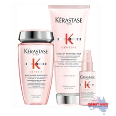 Bộ 3 Chăm Sóc Tóc Kérastase Gội + Xả + Tinh Chất Dưỡng Tóc - Kérastase 123 BUNDLE GENESIS