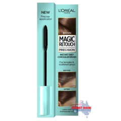 Cọ Che Phủ Bạc Chân Tóc L'Oreal Magic Retouch Precision 3 Nâu Chấm Chân Tóc Bạc Khô Nhanh 5 Phút Tiện Lợi