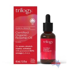 Trilogy Dầu Dưỡng Tầm Xuân Hữu Cơ Nguyên Chất Certified Organic Rosehip Oil 45ml