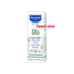 Kem Dưỡng Da Mặt Cho Bé Mustela Hydra-Bebe Face Cream 40ml